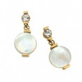 Aretes con perlas